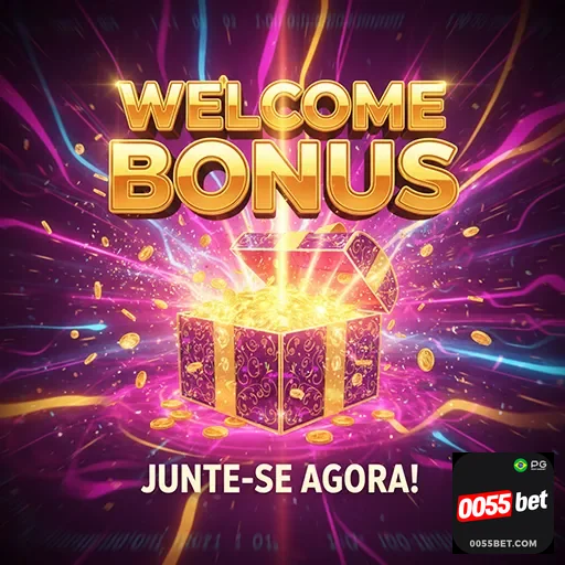 Imagem promocional do bônus 05 no site 0055bet, destacando ofertas especiais de apostas e jogos.