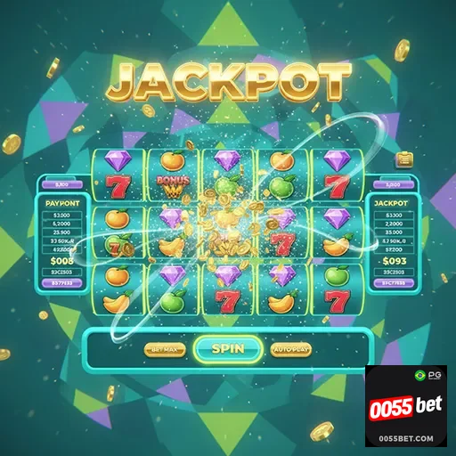 Diversidade de jogos de slot na 0055bet com bônus